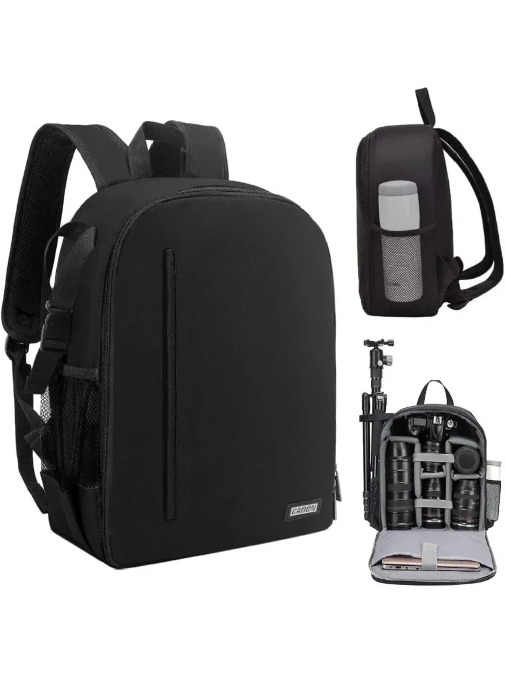 Waterproof DSLR/SLR Camera Backpack Bag - Professional Mirrorless Case for